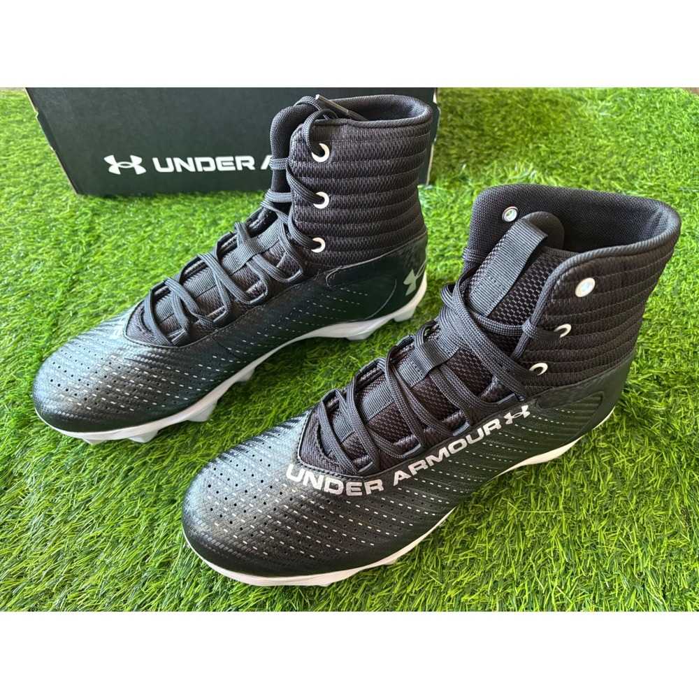 Under Armour Highlight Fran RM 2.0 Football Cleats Black White Mens 11